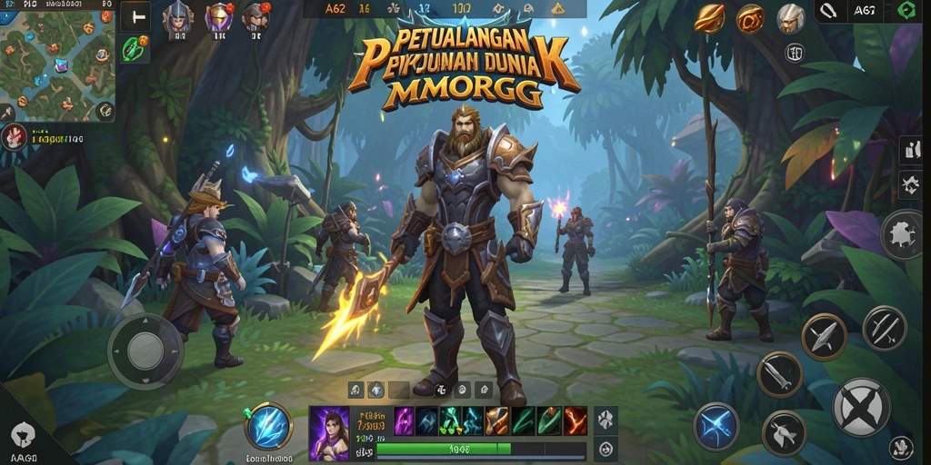 Tampilan gameplay menakjubkan dari <strong>AA62</strong> dengan dunia yang luas untuk dijelajahi.