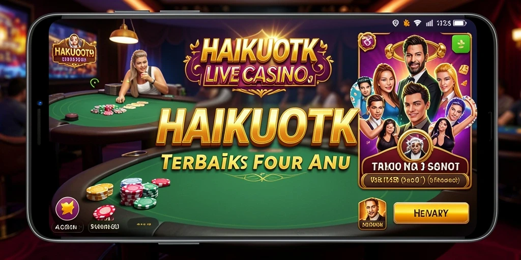Tangkapan layar gameplay HAIKUOTK menampilkan suasana kasino yang interaktif dan menarik.