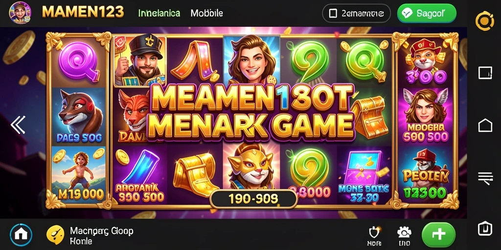 Tampilan gameplay MAMEN123 yang menawan dan interaktif.