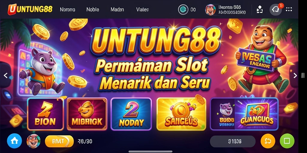 Tampilan gameplay seru dari UNTUNG88 yang memikat pemain.