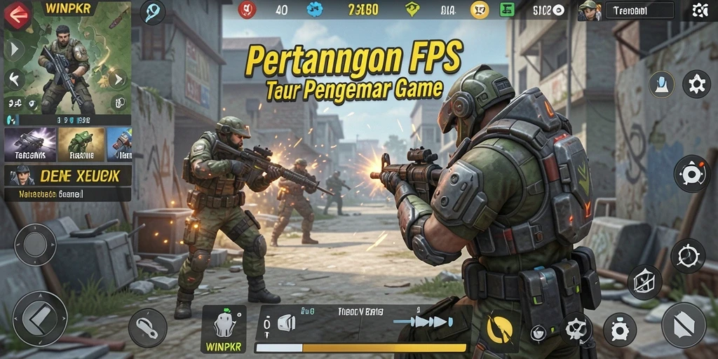 Tangkapan layar menunjukkan aksi seru dalam gameplay FPS.